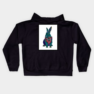 Bohemian rabbit Kids Hoodie